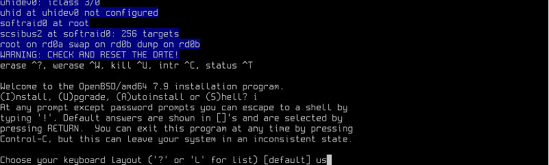 openbsd installer